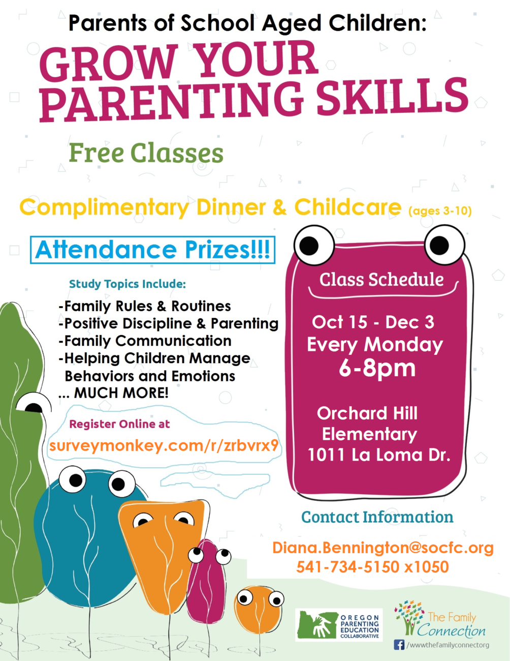 Parent Workshop Flyer Template from thefamilyconnect.org